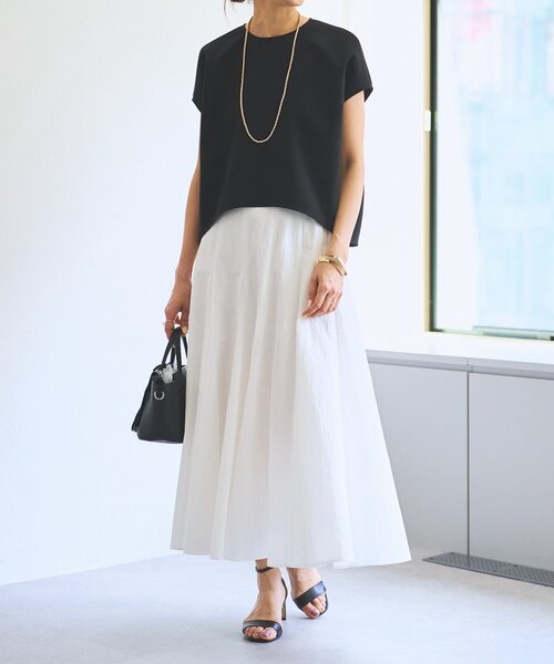 LIVETART(リヴェタート)の「マチキリカエボリュームスカート《LIVETART》(スカート・レディース・ブラック/ホワイト・FREE)」の5枚目の写真