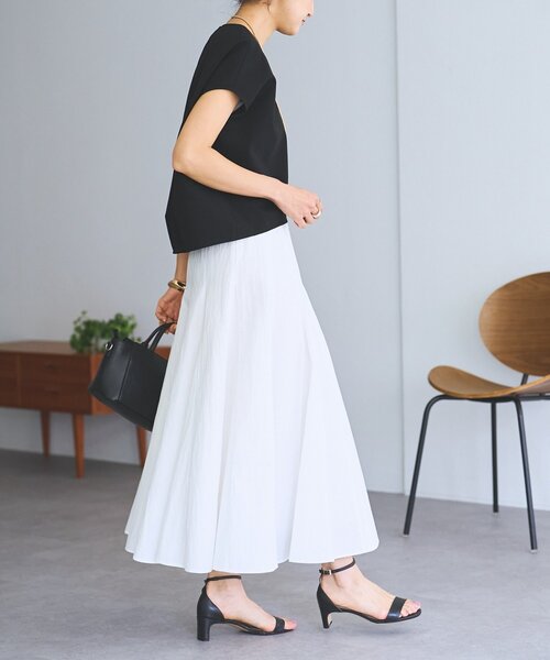 LIVETART(リヴェタート)の「マチキリカエボリュームスカート《LIVETART》(スカート・レディース・ブラック/ホワイト・FREE)」の7枚目の写真