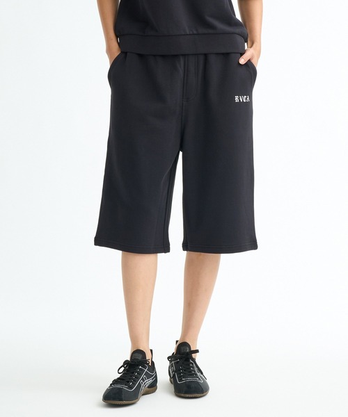 RVCA(ルーカ)の「RVCA ウィメンズ SWEAT WALK SHORTS ショートパンツ 【2026年春夏モデル】(その他パンツ・レディース・ブラック/アイボリー/ホワイト系その他・LARGE/SMALL/MEDIUM)」の3枚目の写真