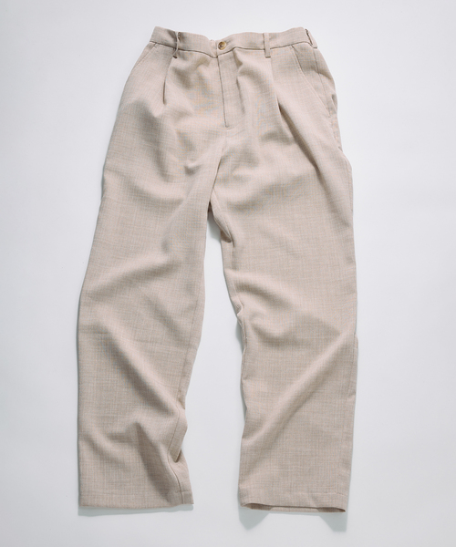 JOURNAL STANDARD relume（ジャーナルスタンダード　レリューム）の「テックキャンバス オーバル イージーパンツ(セットアップ対応可能）（スラックス・メンズ・ブラウン系その他/アイボリー/ブラック・SMALL/MEDIUM/LARGE）」の2枚目の写真