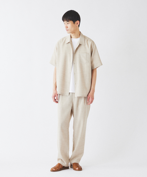 JOURNAL STANDARD relume（ジャーナルスタンダード　レリューム）の「テックキャンバス オーバル イージーパンツ(セットアップ対応可能）（スラックス・メンズ・ブラウン系その他/アイボリー/ブラック・SMALL/MEDIUM/LARGE）」の5枚目の写真