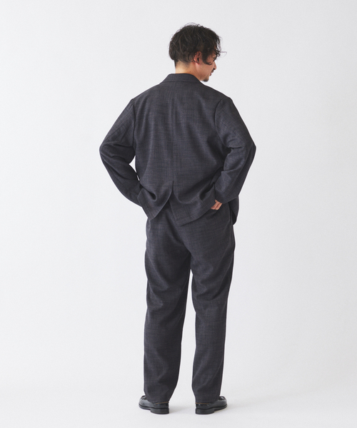 JOURNAL STANDARD relume（ジャーナルスタンダード　レリューム）の「テックキャンバス オーバル イージーパンツ(セットアップ対応可能）（スラックス・メンズ・ブラウン系その他/アイボリー/ブラック・SMALL/MEDIUM/LARGE）」の8枚目の写真