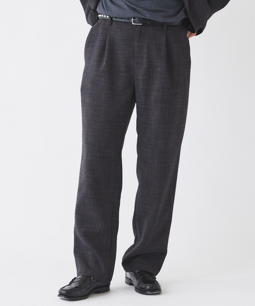 JOURNAL STANDARD relume（ジャーナルスタンダード　レリューム）の「テックキャンバス オーバル イージーパンツ(セットアップ対応可能）（スラックス・メンズ・ブラウン系その他/アイボリー/ブラック・SMALL/MEDIUM/LARGE）」の9枚目の写真