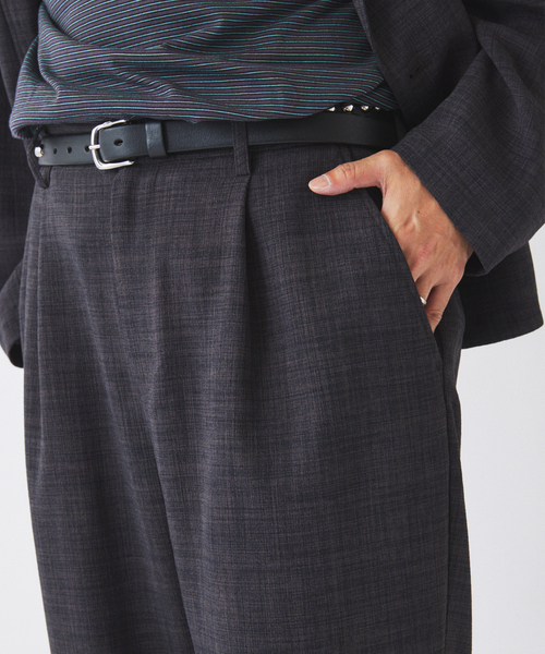 JOURNAL STANDARD relume（ジャーナルスタンダード　レリューム）の「テックキャンバス オーバル イージーパンツ(セットアップ対応可能）（スラックス・メンズ・ブラウン系その他/アイボリー/ブラック・SMALL/MEDIUM/LARGE）」の10枚目の写真