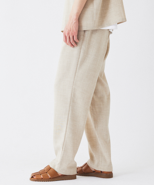 JOURNAL STANDARD relume（ジャーナルスタンダード　レリューム）の「テックキャンバス オーバル イージーパンツ(セットアップ対応可能）（スラックス・メンズ・ブラウン系その他/アイボリー/ブラック・SMALL/MEDIUM/LARGE）」の17枚目の写真