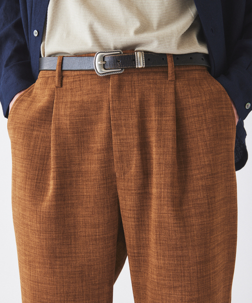 JOURNAL STANDARD relume（ジャーナルスタンダード　レリューム）の「テックキャンバス オーバル イージーパンツ(セットアップ対応可能）（スラックス・メンズ・ブラウン系その他/アイボリー/ブラック・SMALL/MEDIUM/LARGE）」の22枚目の写真