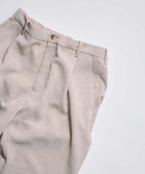 JOURNAL STANDARD relume(ジャーナルスタンダード レリューム)の「テックキャンバス オーバル イージーパンツ(セットアップ対応可能)(スラックス・メンズ・ブラウン系その他/アイボリー/ブラック・SMALL/MEDIUM/LARGE)」の5枚目の写真