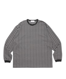 COOTIE PRODUCTIONS | Supima Jacquard Border L/S Tee(Tシャツ/カットソー)