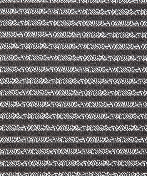 COOTIE PRODUCTIONS（クーティープロダクションズ）の「Supima Jacquard Border L/S Tee（Tシャツ/カットソー・メンズ・ブラック系その他・MEDIUM/SMALL/LARGE）」の5枚目の写真