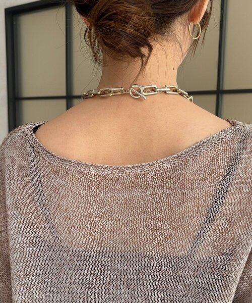 DouDou（ドゥドゥ）の「メランジプルオーバー（ニット/セーター・レディース・ベージュ/ピンク/ブラウン・FREE）」の17枚目の写真