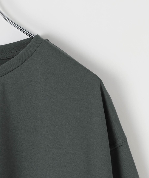 LEPSIM(レプシィム)の「《スグッカワ》ショートワイドT 639429(Tシャツ/カットソー・レディース・ブラック/アイボリー/チャコールグレー/レッド/グリーン・FREE)」の8枚目の写真