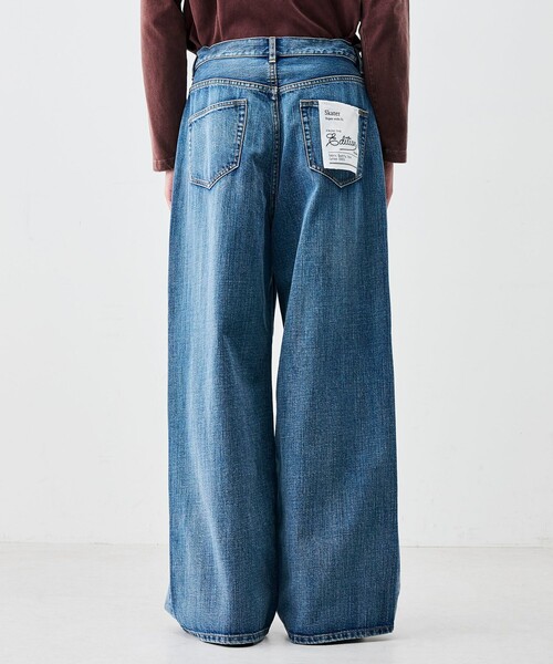 EDITION（エディション）の「インディゴデニム ドローコードパンツ（デニムパンツ・メンズ・ライトブルー・S/M）」の5枚目の写真