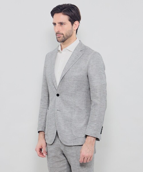 MACKINTOSH LONDON(マッキントッシュ ロンドン)の「【LEON掲載】【BREASY JACKET】LENO CLOTH セットアップジャケット(テーラードジャケット・メンズ・ベージュ系その他2/ネイビー/チャコールグレー/グレー・40/36/38)」の10枚目の写真