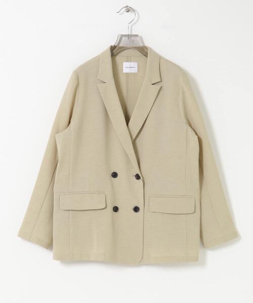 URBAN RESEARCH（アーバンリサーチ）の「ダブルブレストメッシュジャケット（その他アウター・レディース・ブラック/ベージュ・FREE）」の9枚目の写真