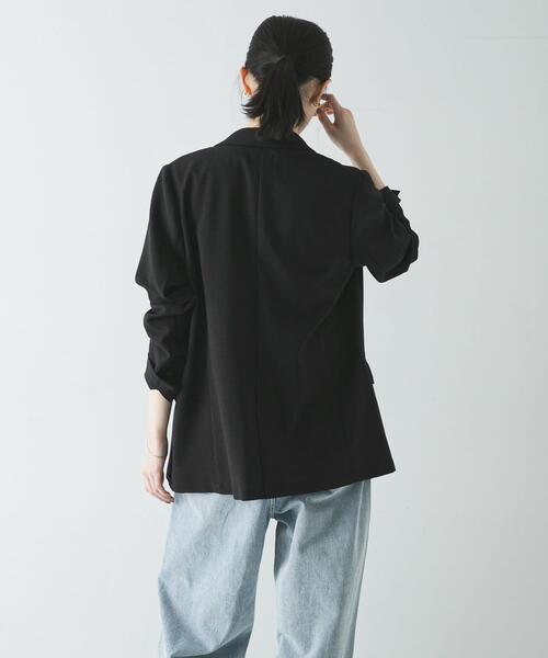 URBAN RESEARCH（アーバンリサーチ）の「ダブルブレストメッシュジャケット（その他アウター・レディース・ブラック/ベージュ・FREE）」の15枚目の写真