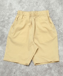 【ストレッチ】バックポケット ワンポイントロゴ ハーフパンツ