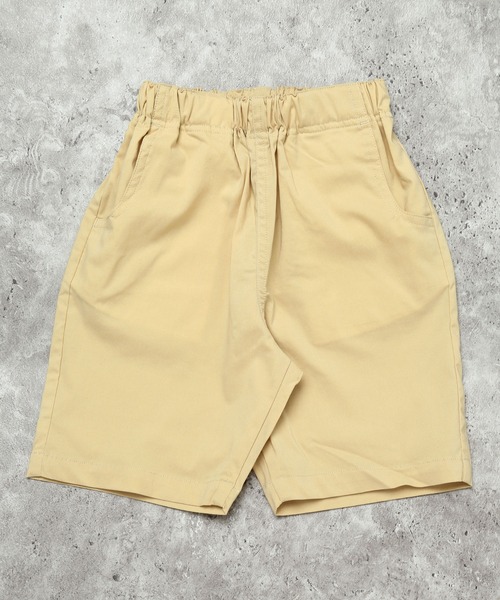 DILASH(ディラッシュ)の「【ストレッチ】バックポケット ワンポイントロゴ ハーフパンツ(その他パンツ・キッズ・カーキ/ベージュ/ネイビー・80/90/100/110/140/120/130)」の1枚目の写真