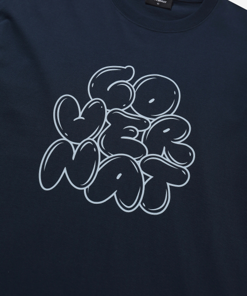 COVERNAT(カバーナット)の「バルーンロゴグラフィックTシャツネイビー(Tシャツ/カットソー・レディース・その他・X-SMALL/SMALL/MEDIUM/LARGE/X-LARGE/XX-LARGE)」の5枚目の写真
