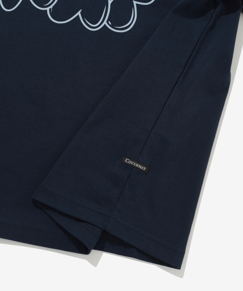 COVERNAT(カバーナット)の「バルーンロゴグラフィックTシャツネイビー(Tシャツ/カットソー・レディース・その他・X-SMALL/SMALL/MEDIUM/LARGE/X-LARGE/XX-LARGE)」の3枚目の写真