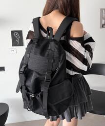 WEGO/【26年春夏新作】3ポケットフラップリュック