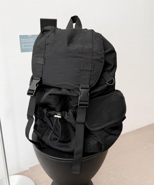 WEGO(ウィゴー)の「WEGO/【26年春夏新作】3ポケットフラップリュック(バックパック/リュック・レディース・ブラック/その他2/その他1・FREE)」の11枚目の写真