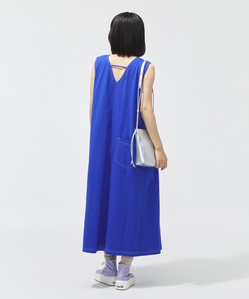 CONVERSE（コンバース）の「【別注】コンバース  AP CS EB ONEPIECE L ワンピース 限定コラボ（ワンピース・レディース・ブルー/ブラック・M/L/S）」の17枚目の写真