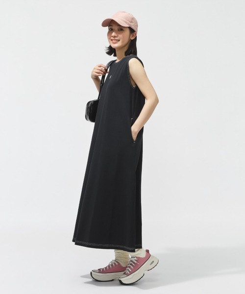 CONVERSE（コンバース）の「【別注】コンバース  AP CS EB ONEPIECE L ワンピース 限定コラボ（ワンピース・レディース・ブルー/ブラック・M/L/S）」の8枚目の写真