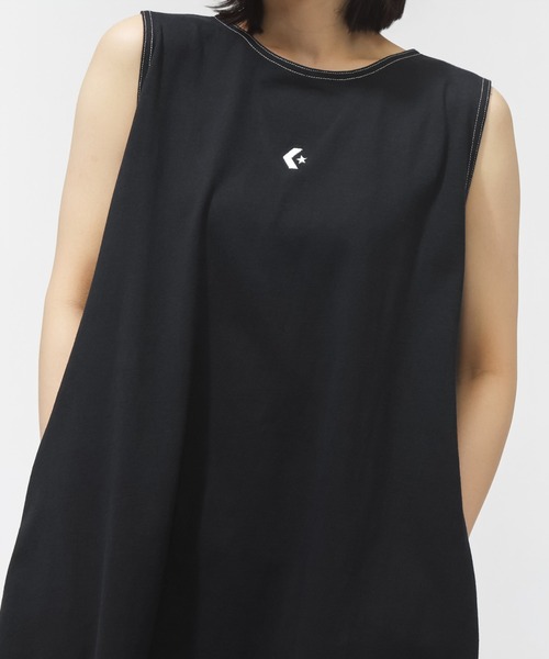 CONVERSE（コンバース）の「【別注】コンバース  AP CS EB ONEPIECE L ワンピース 限定コラボ（ワンピース・レディース・ブルー/ブラック・M/L/S）」の11枚目の写真