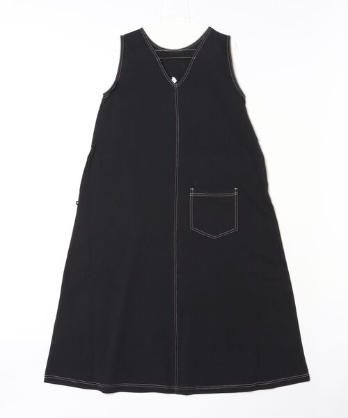 CONVERSE（コンバース）の「【別注】コンバース  AP CS EB ONEPIECE L ワンピース 限定コラボ（ワンピース・レディース・ブルー/ブラック・M/L/S）」の3枚目の写真