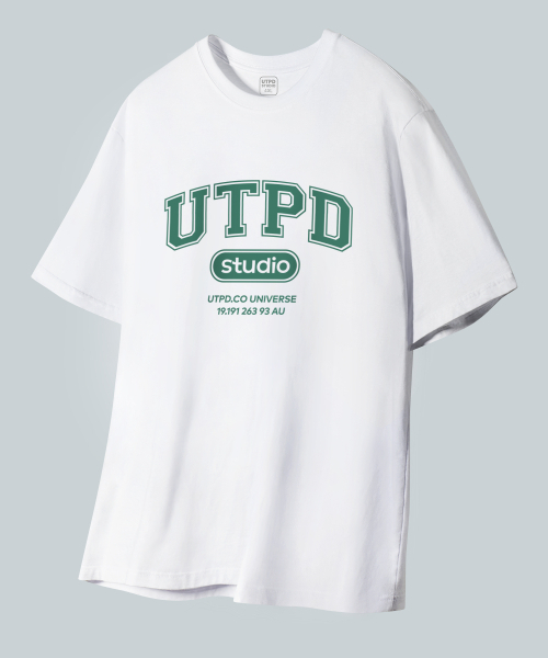 UNTAPPED STUDIO（アンタップドスタジオ）の「UTPD シグネチャー ピュアコットン ビッグオーバーサイズ 半袖Tシャツ 2カラー（Tシャツ/カットソー・レディース・ホワイト/ブラック・XL/L/M(95)/S(90)）」の3枚目の写真