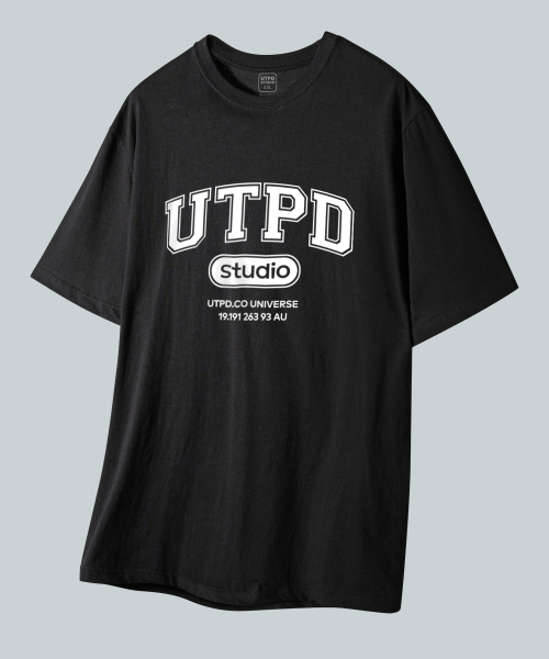 UNTAPPED STUDIO（アンタップドスタジオ）の「UTPD シグネチャー ピュアコットン ビッグオーバーサイズ 半袖Tシャツ 2カラー（Tシャツ/カットソー・レディース・ホワイト/ブラック・XL/L/M(95)/S(90)）」の4枚目の写真