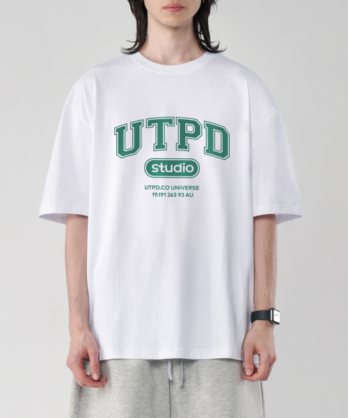 UNTAPPED STUDIO（アンタップドスタジオ）の「UTPD シグネチャー ピュアコットン ビッグオーバーサイズ 半袖Tシャツ 2カラー（Tシャツ/カットソー・レディース・ホワイト/ブラック・XL/L/M(95)/S(90)）」の7枚目の写真