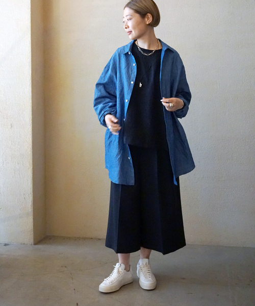 JOURNAL STANDARD LUXE(ジャーナルスタンダード ラックス)の「CLシャンブレー Plainシャツ(シャツ/ブラウス・レディース・ブルー系その他・FREE)」の5枚目の写真