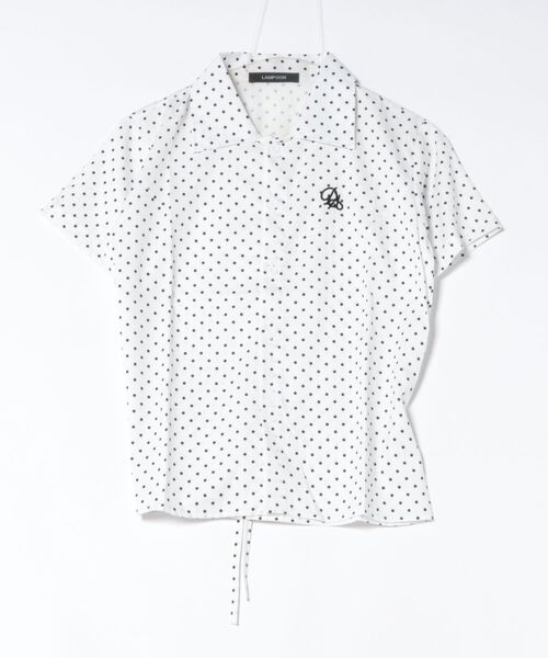 UP START(アップスタート)の「【LAMPOON】ドットタイブラウス(シャツ/ブラウス・レディース・ホワイト・MEDIUM/SMALL/LARGE)」の9枚目の写真