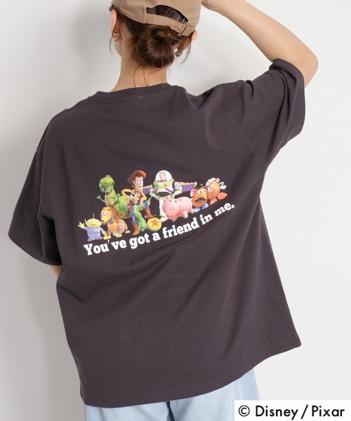 cepo(セポ)の「【TOY STORY / トイ・ストーリー】バックプリントショートスリーブTee(Tシャツ/カットソー・レディース・ホワイト系2/ホワイト系1/ブラック系3/ブラック系1/ホワイト系3/ブラック系2・M)」の1枚目の写真