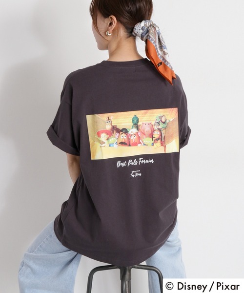 cepo(セポ)の「【TOY STORY / トイ・ストーリー】バックプリントショートスリーブTee(Tシャツ/カットソー・レディース・ホワイト系2/ホワイト系1/ブラック系3/ブラック系1/ホワイト系3/ブラック系2・M)」の6枚目の写真