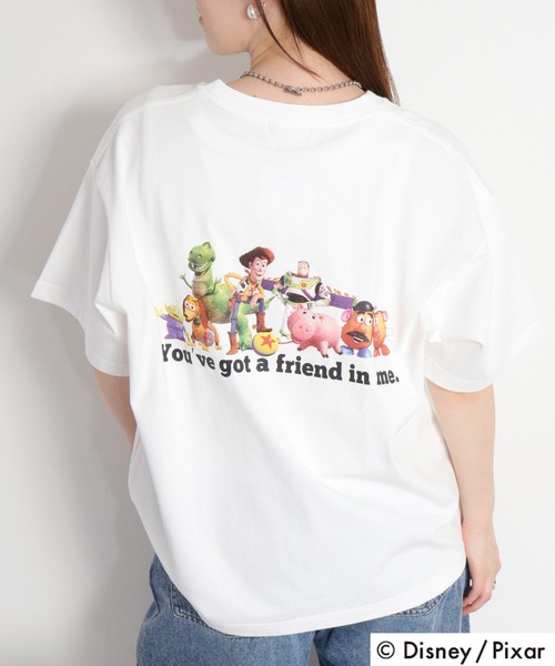 cepo(セポ)の「【TOY STORY / トイ・ストーリー】バックプリントショートスリーブTee(Tシャツ/カットソー・レディース・ホワイト系2/ホワイト系1/ブラック系3/ブラック系1/ホワイト系3/ブラック系2・M)」の10枚目の写真