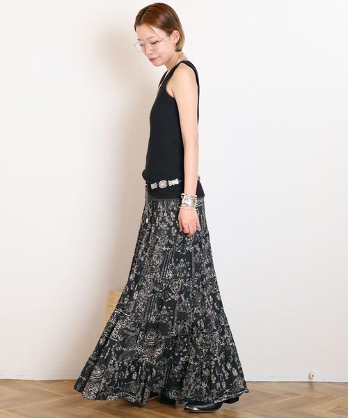 Puntovita(プントヴィータ)の「【PUNTOVITA/プントヴィータ】CONCHO LEATHER SKINY BELT(ベルト・レディース・ブラック・80)」の6枚目の写真