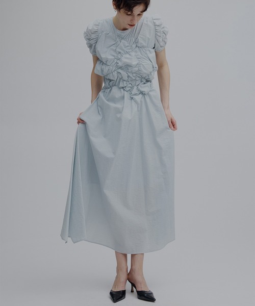 スーツ・フォーマル・ドレス Ameri SEETHROUGH SHOULDER DRESS Ameri（アメリ）の「SEETHROUGH SHOULDER DRESS（ワンピース）」 - WEAR