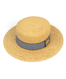 UNIVERSAL CHEMISTRY（ユニバーサルケミストリー）の「ストライプラインベージュパナマハット（ハット）」