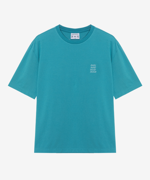 MINDBRIDGE（マインドブリッジ）の「[コリンズ]スーピマ_レタリングバックポイントセミオーバーTシャツ - 4color（Tシャツ/カットソー・メンズ・ベージュ/グリーン/グレー/オフホワイト・95/100/105/110）」の10枚目の写真