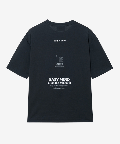 MINDBRIDGE（マインドブリッジ）の「[コリンズ]スーピマ_レタリングバックポイントセミオーバーTシャツ - 4color（Tシャツ/カットソー・メンズ・ベージュ/グリーン/グレー/オフホワイト・95/100/105/110）」の13枚目の写真
