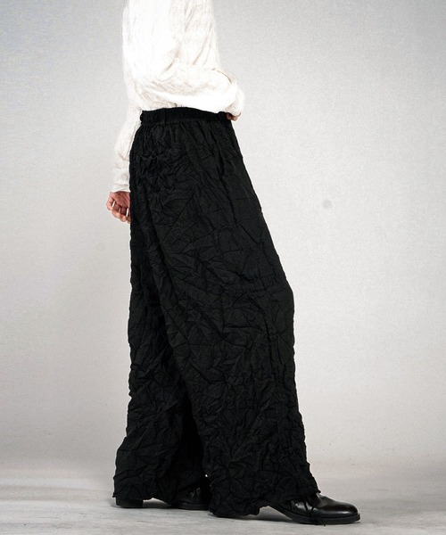 NO ID.(ノーアイディ)の「【NO ID.】Washer Wide Pants / ワッシャー ワイド パンツ(その他パンツ・メンズ・ブラック/ブルーグレー・2/1)」の8枚目の写真