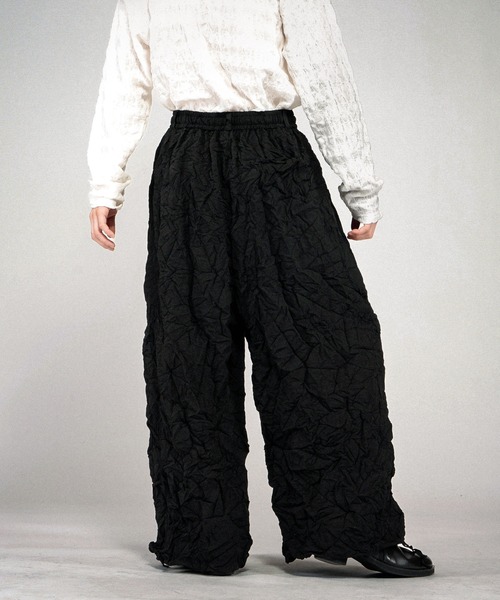 NO ID.(ノーアイディ)の「【NO ID.】Washer Wide Pants / ワッシャー ワイド パンツ(その他パンツ・メンズ・ブラック/ブルーグレー・2/1)」の9枚目の写真