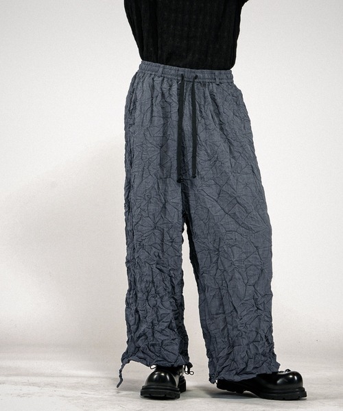 NO ID.(ノーアイディ)の「【NO ID.】Washer Wide Pants / ワッシャー ワイド パンツ(その他パンツ・メンズ・ブラック/ブルーグレー・2/1)」の17枚目の写真