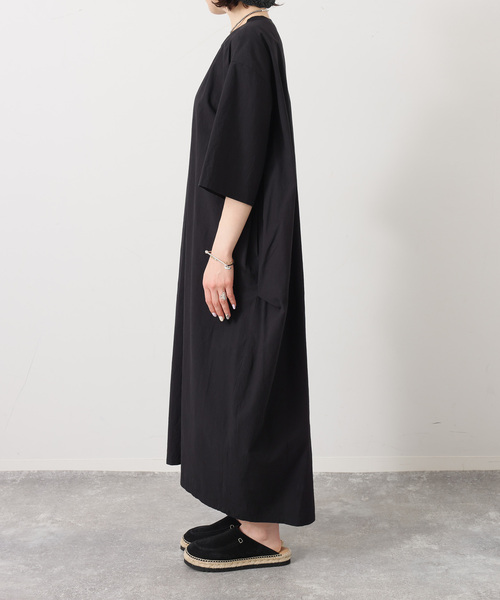 JOURNAL STANDARD LUXE（ジャーナルスタンダード　ラックス）の「タイプワッシャー リブワンピース（ワンピース・レディース・ブラック・FREE）」の7枚目の写真