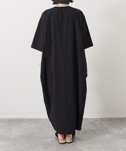 JOURNAL STANDARD LUXE（ジャーナルスタンダード　ラックス）の「タイプワッシャー リブワンピース（ワンピース・レディース・ブラック・FREE）」の8枚目の写真