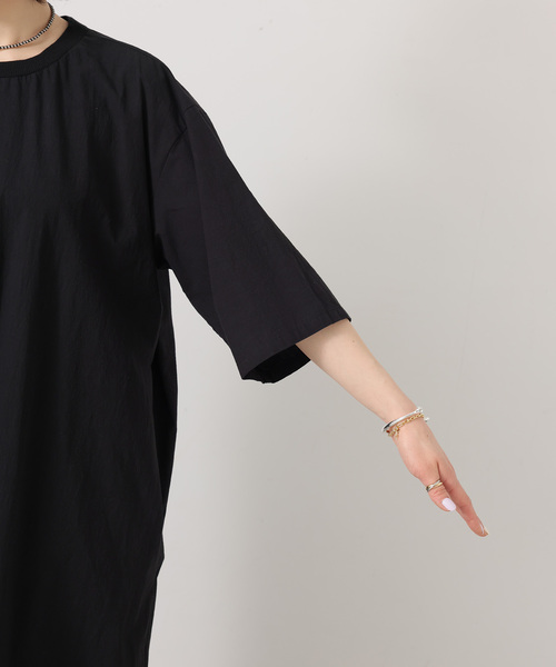 JOURNAL STANDARD LUXE（ジャーナルスタンダード　ラックス）の「タイプワッシャー リブワンピース（ワンピース・レディース・ブラック・FREE）」の11枚目の写真