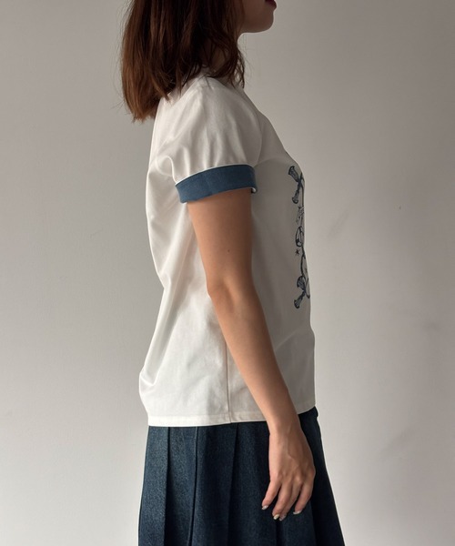 Fano Studios(ファノ ストゥディオズ)の「ラウンドネック 海モチーフ グラフィックTシャツ FX26S075【Fano Studios】【2026SS】(Tシャツ/カットソー・レディース・ライトブルー/ホワイト・S/M/L)」の20枚目の写真
