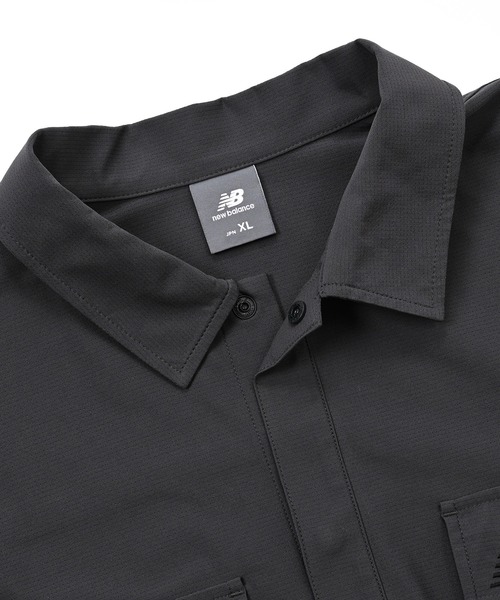 NEW BALANCE(ニューバランス)の「ブリーザブルニットロングスリーブ(シャツ/ブラウス・メンズ・ライトカーキ/ダークブラック・SMALL/MEDIUM/LARGE/X-LARGE/XX-LARGE)」の9枚目の写真